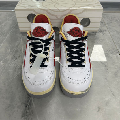 Jordan 2 Retro Low SP Off-White White Red (USED)