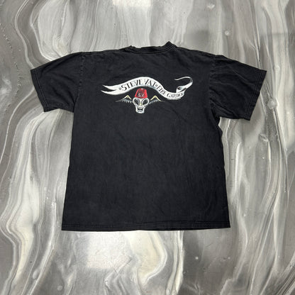 Vintage 90s Steve Vai Fire Garden Band Tee
