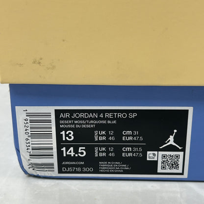Jordan 4 Retro SP 30th Anniversary Union Desert Moss (USED)