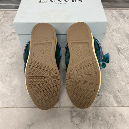 Lanvin Curb Sneakers Turquoise (USED)
