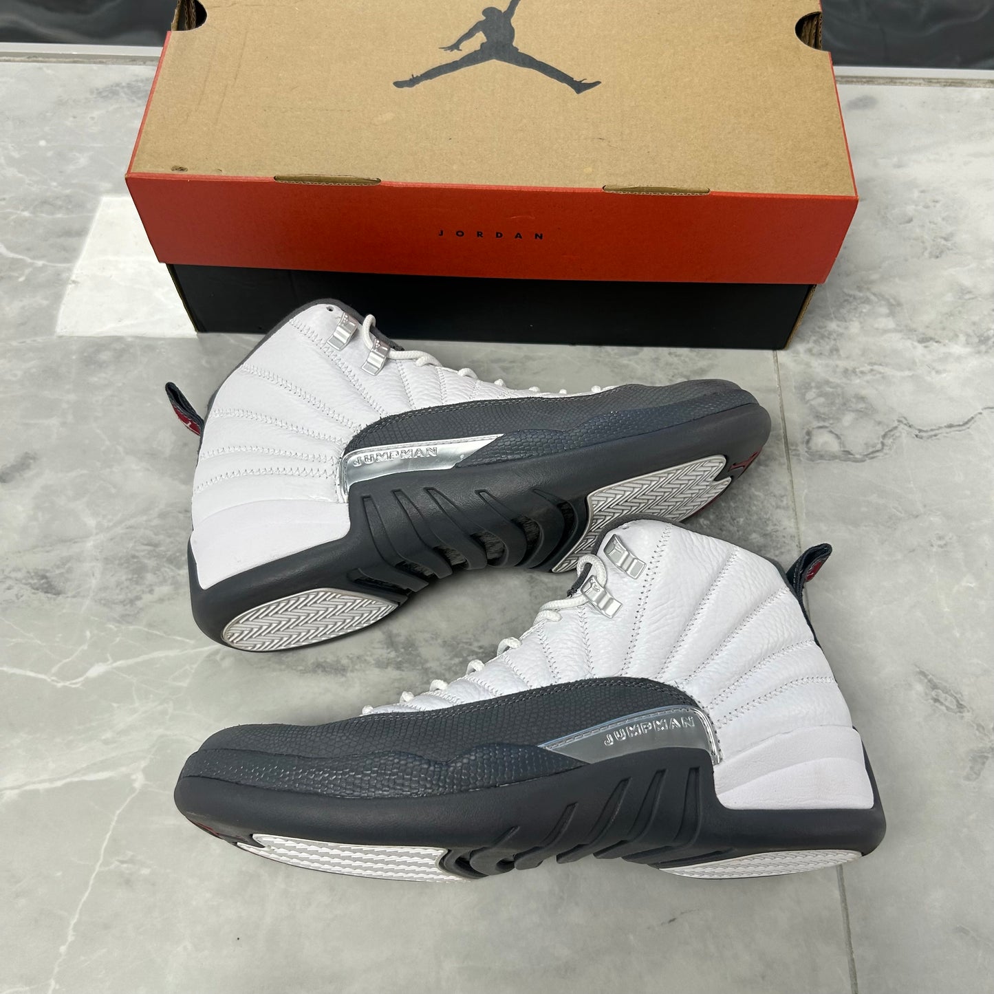 Jordan 12 Retro White Dark Grey (USED)