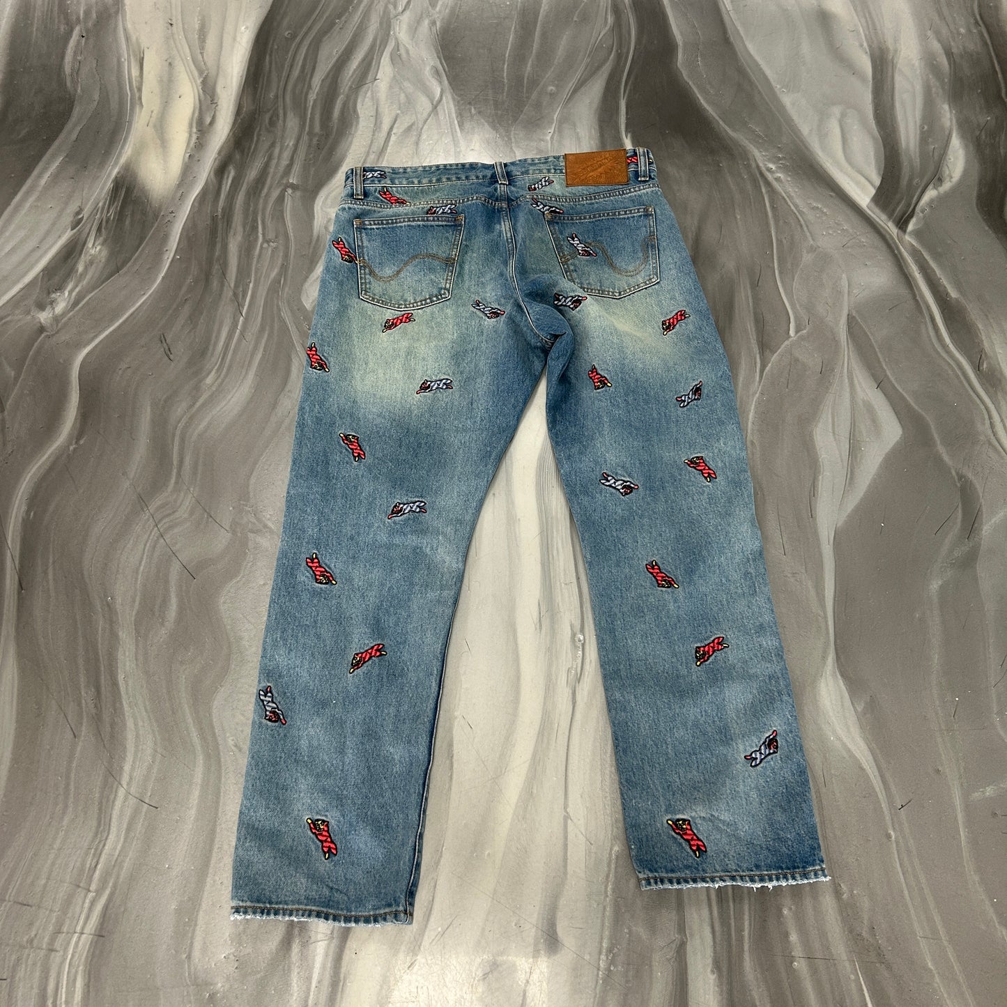 Icecream All Caps Jeans Faded