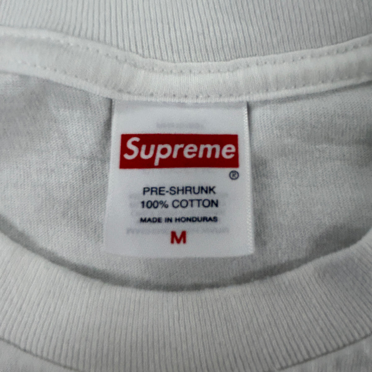 Supreme × Dj Screw Suc Tee
White