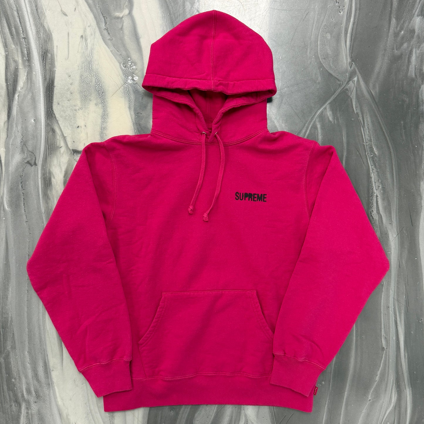 Supreme Restless Youth Hoodie Fuchsia