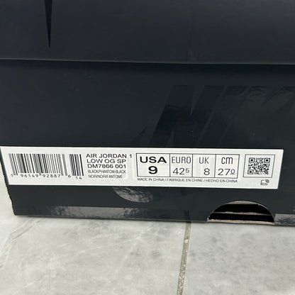 Jordan 1 Retro Low OG SP Travis Scott Black Phantom (USED)