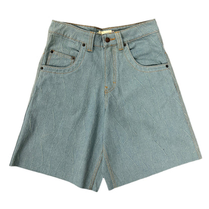 HTG FREQUENCY DENIM SHORTS- LIGHT INDIGO