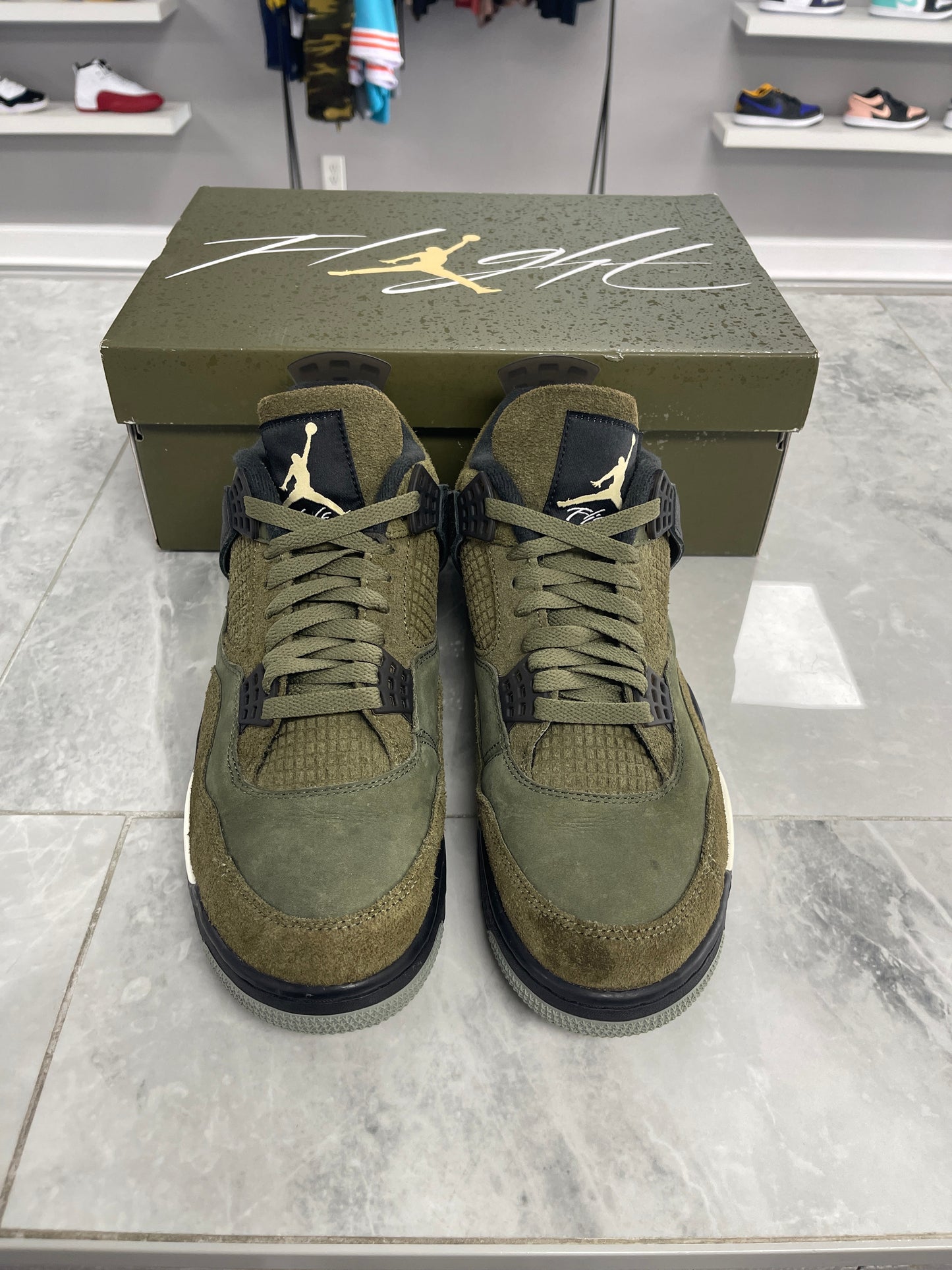 Jordan 4 Retro SE Craft Medium Olive (USED)