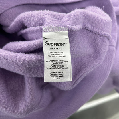 Supreme Script Hooded Sweatshirt Violet