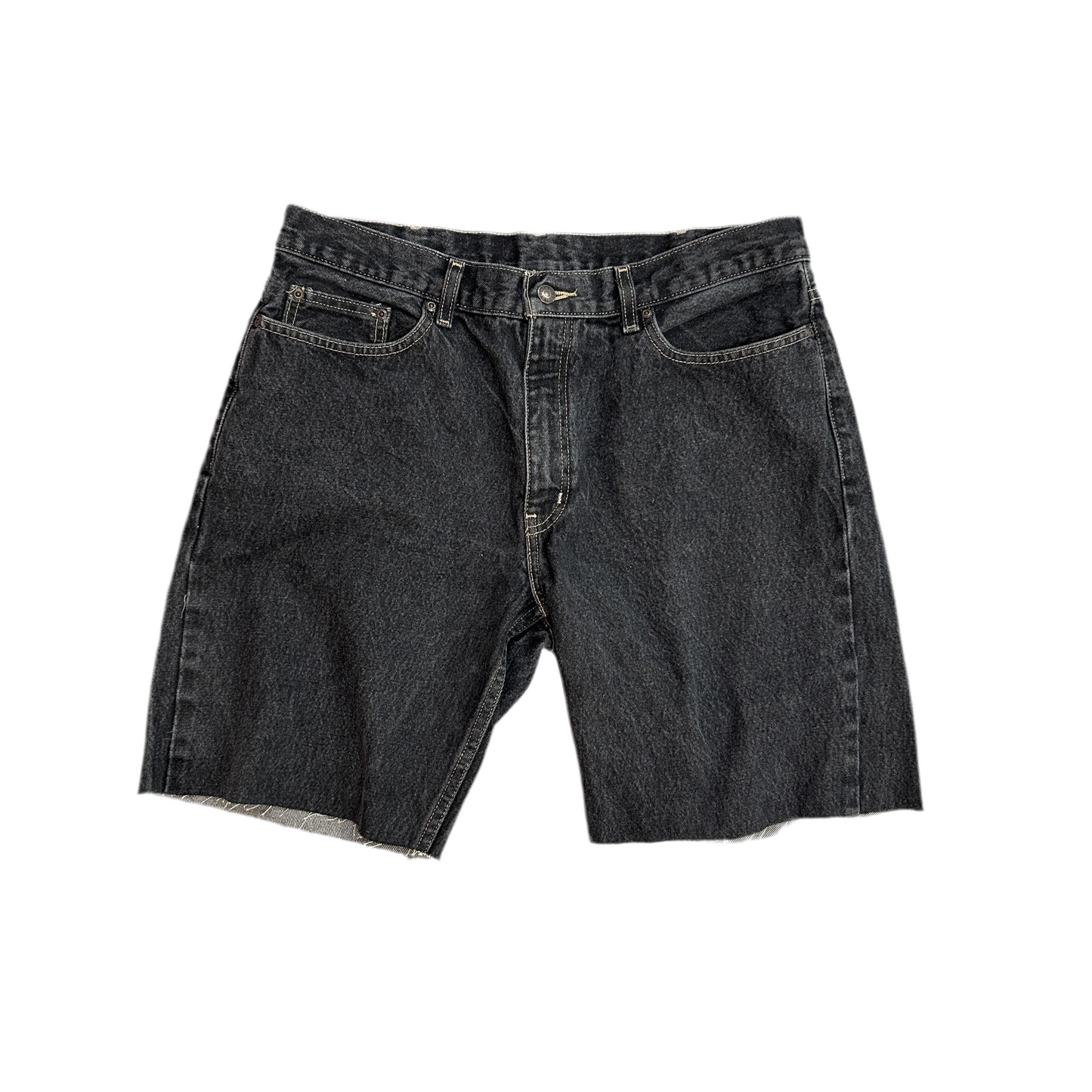 Black Vintage Jean Cut Jorts