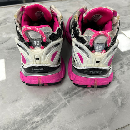 Balenciaga Runner White Black Pink (Used)(No Box)