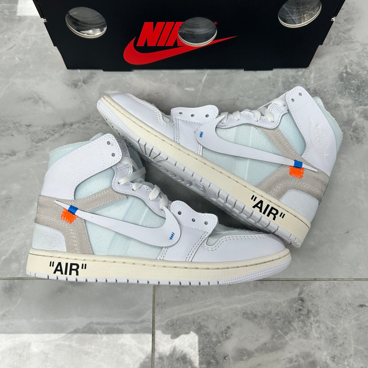 Jordan 1 Retro High Virgil Abloh Alaska - view 2