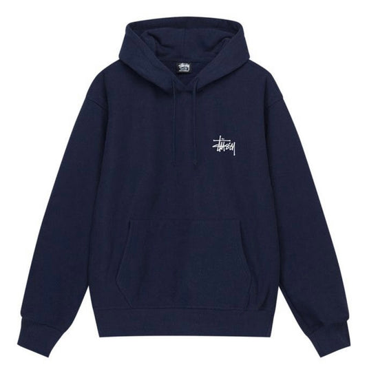 Stussy Basic Hoodie Navy