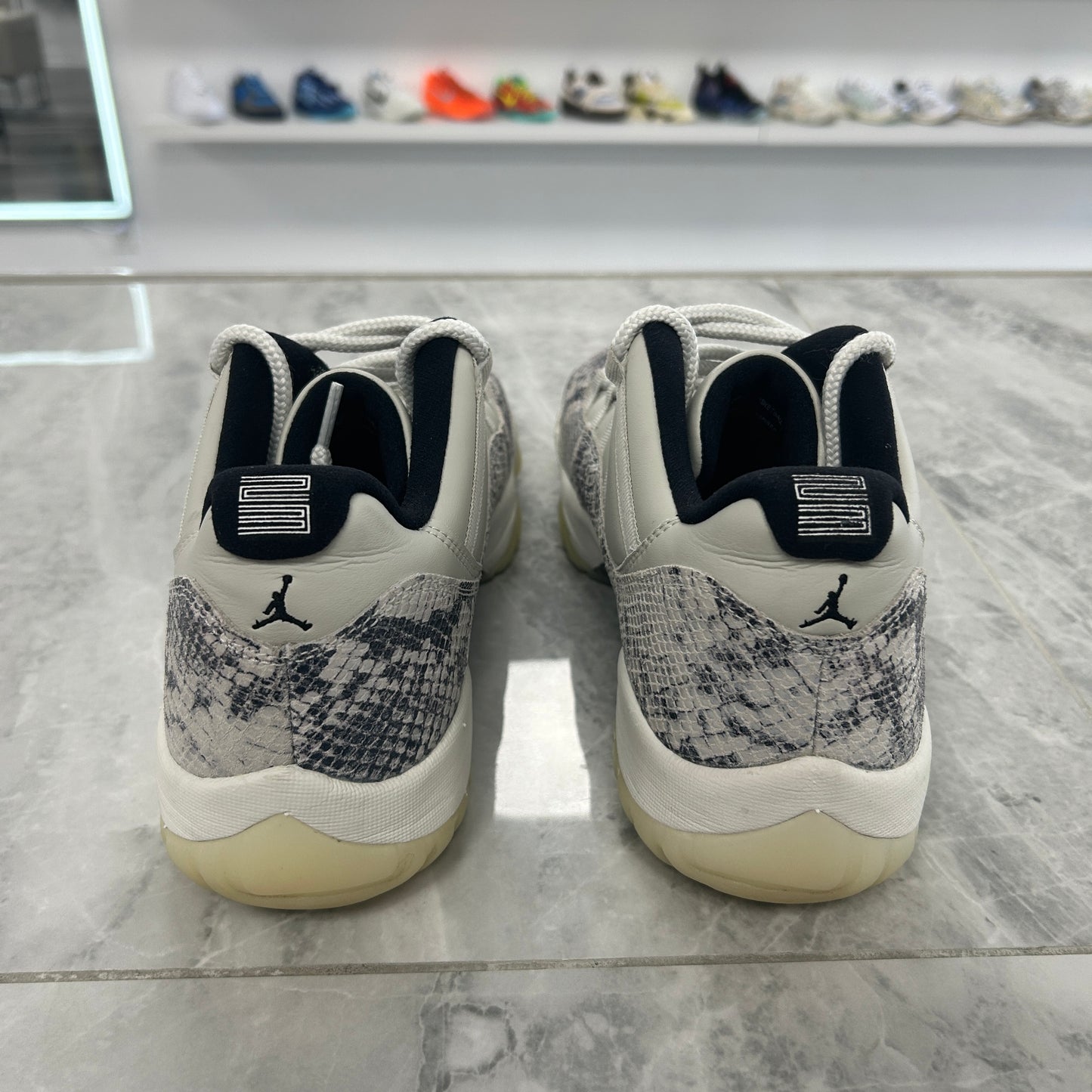Air Jordan 11 Retro Low Light Bone Snakeskin (USED NO BOX)