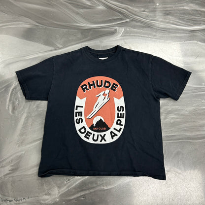 Rhude Les Depux Alpes Tee Vintage Black