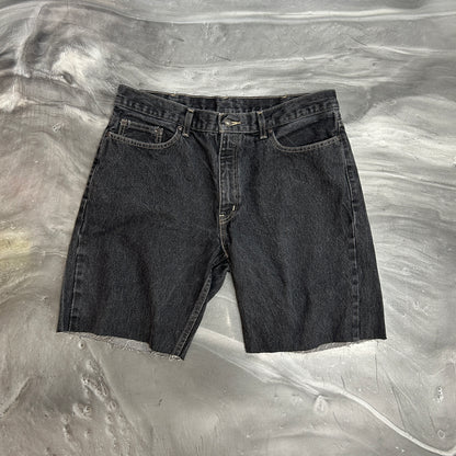 Black Vintage Jean Cut Jorts
