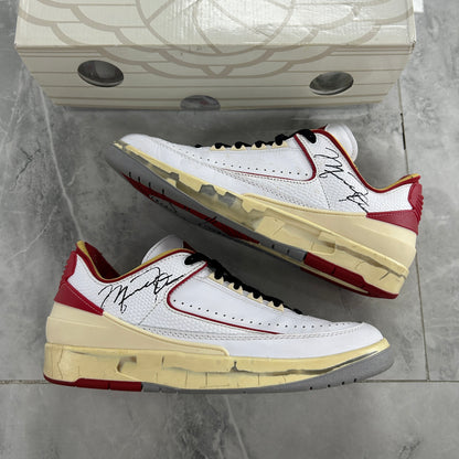 Jordan 2 Retro Low Off-White Red (USED)