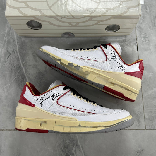 Jordan 2 Retro Low Off-White Red - view 2
