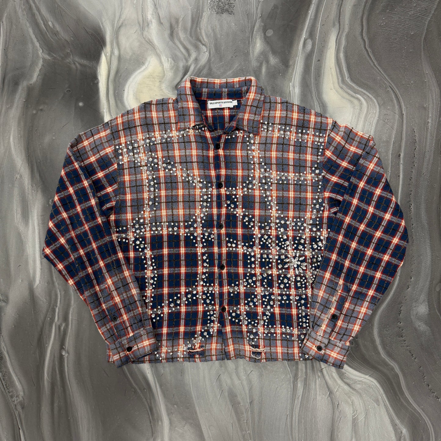 Vale Forever American Cup L/S Flannel Navy/Red