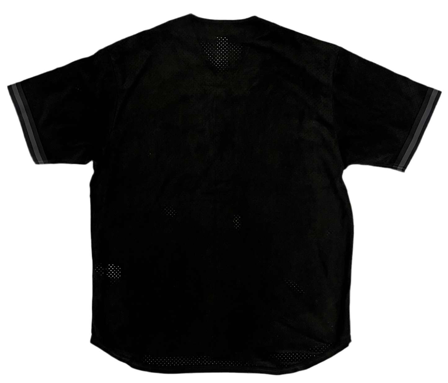 Supreme Ultra Suede Mesh Baseball Jersey Black