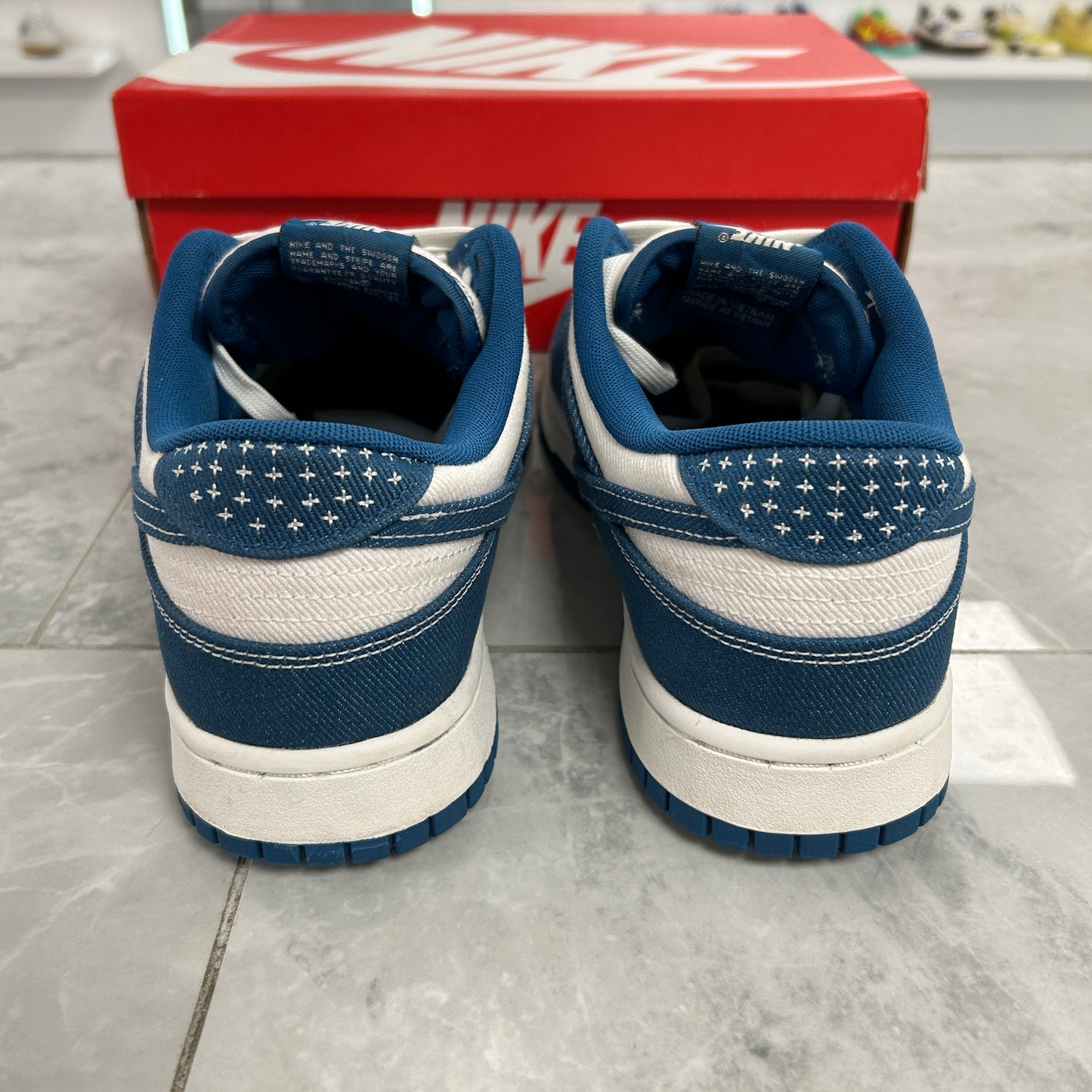 Nike Dunk Low Industrial Blue Sashiko (USED)(BLACK FRIDAY)