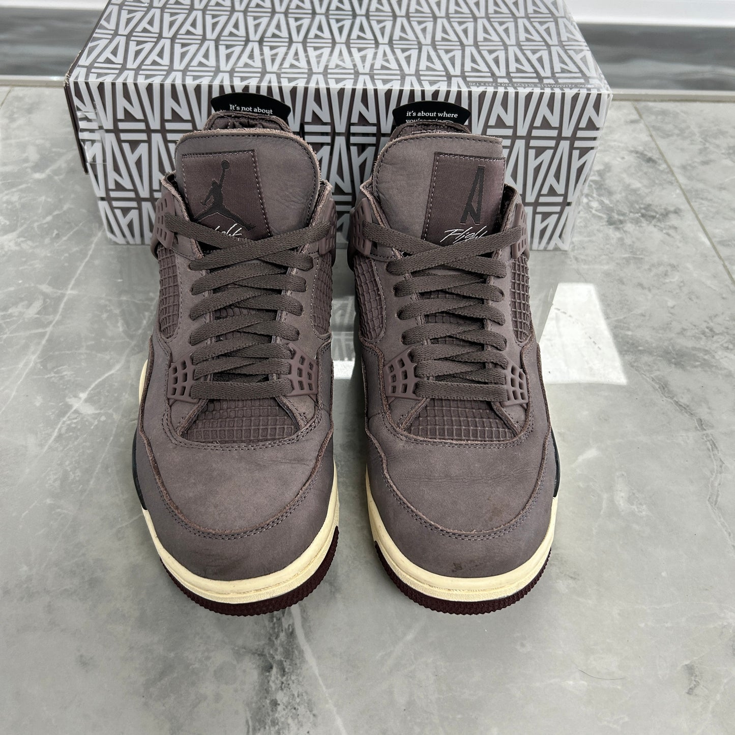 A Ma Maniére x Air Jordan 4 Retro Violet Ore (USED)