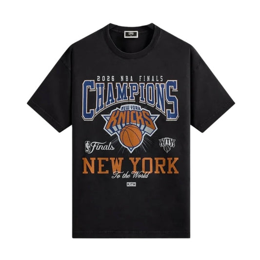 Kith x New York Knicks 2026 Champions Vintage Tee Black