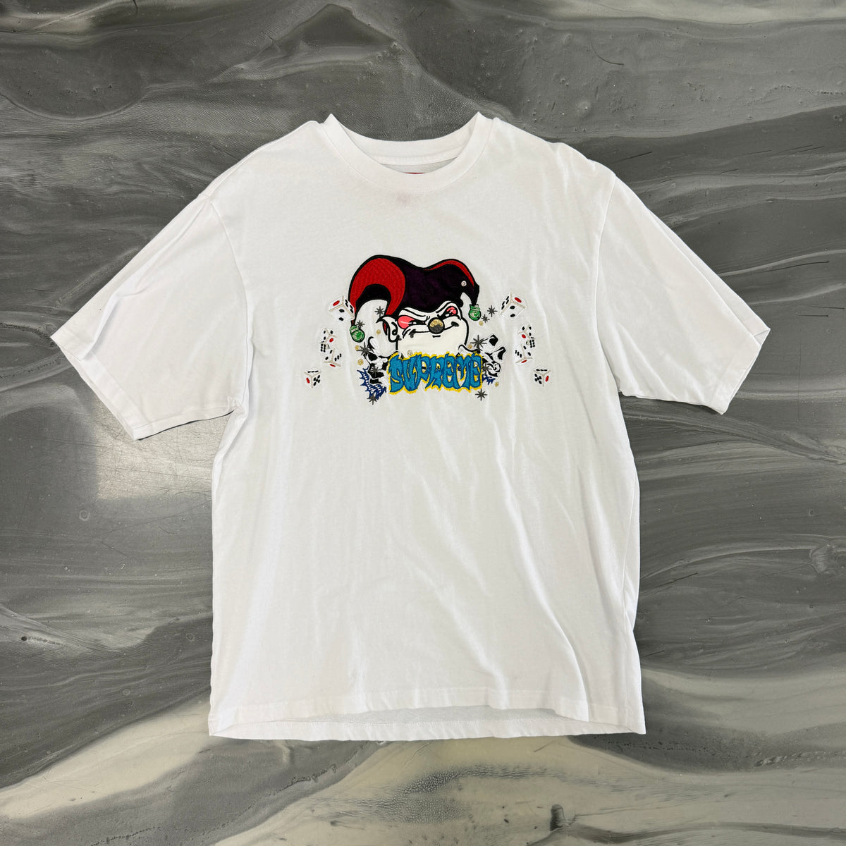 Supreme AOI Jester Tee White