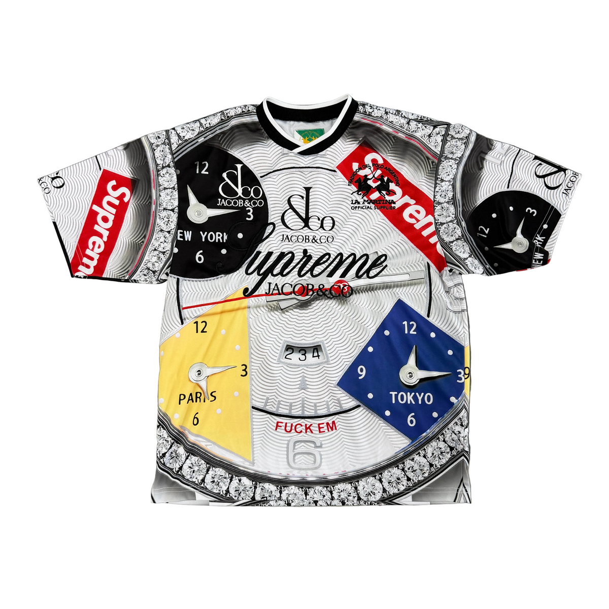 Supreme La Martina Jacob & Co Soccer Jersey White