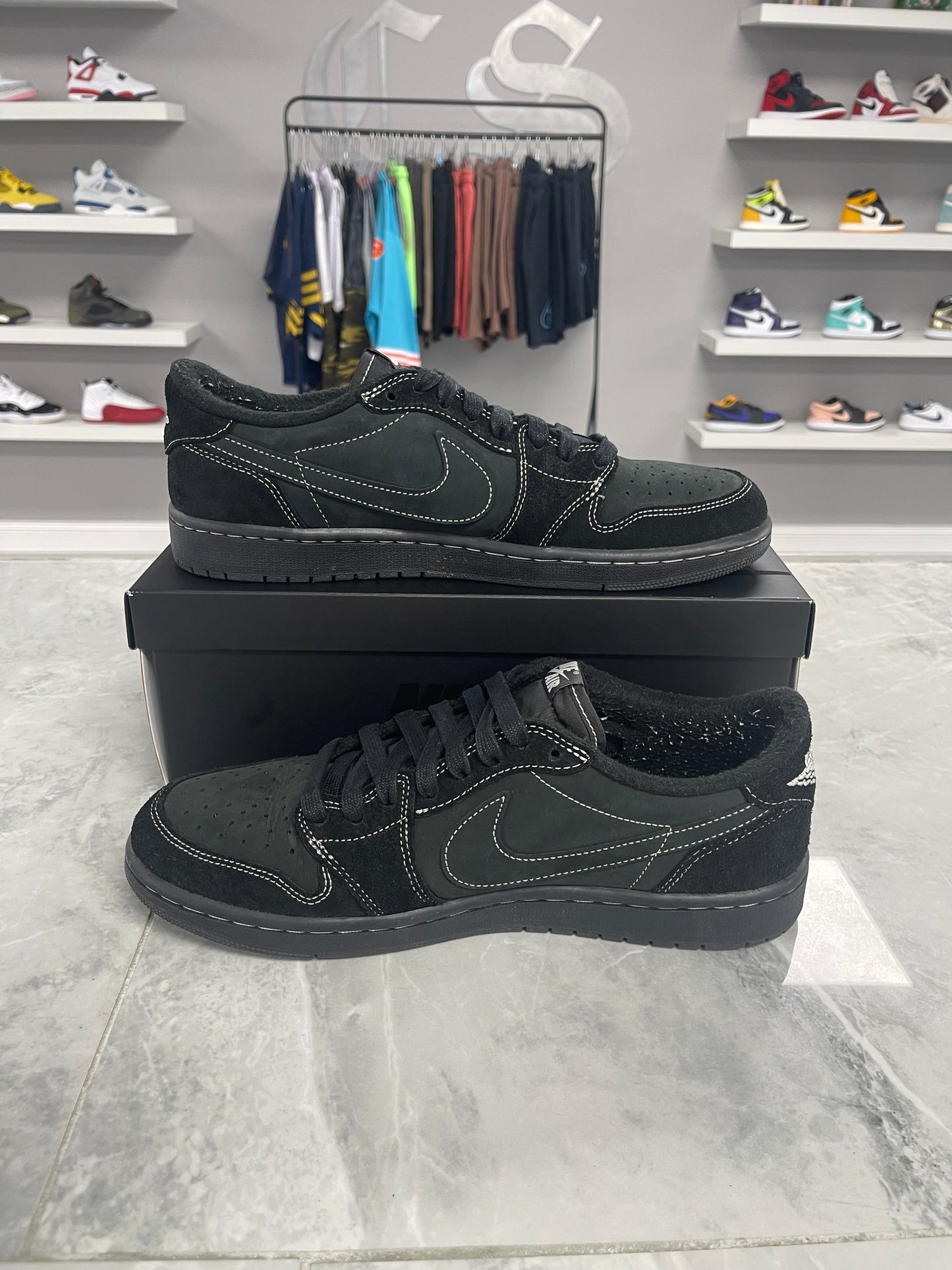 Jordan 1 Retro Low OG SP Travis Scott Black Phantom (USED)