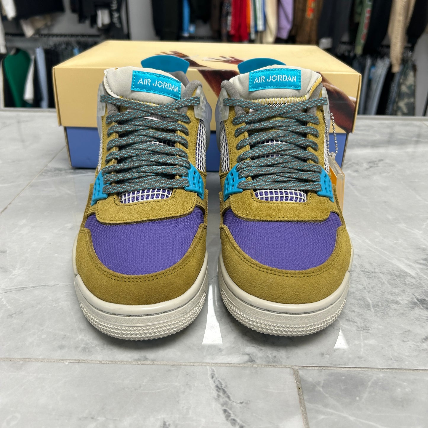 Jordan 4 Retro SP 30th Anniversary Union Desert Moss (USED)