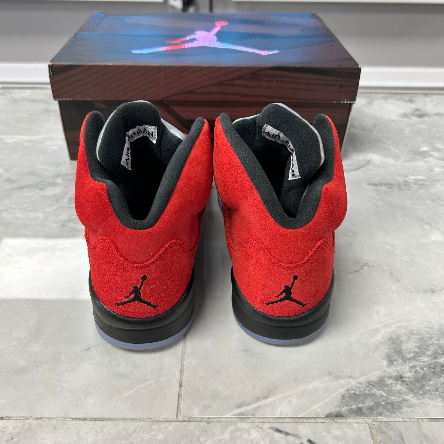 Jordan 5 Retro Raging Bull Red (2021)(USED)