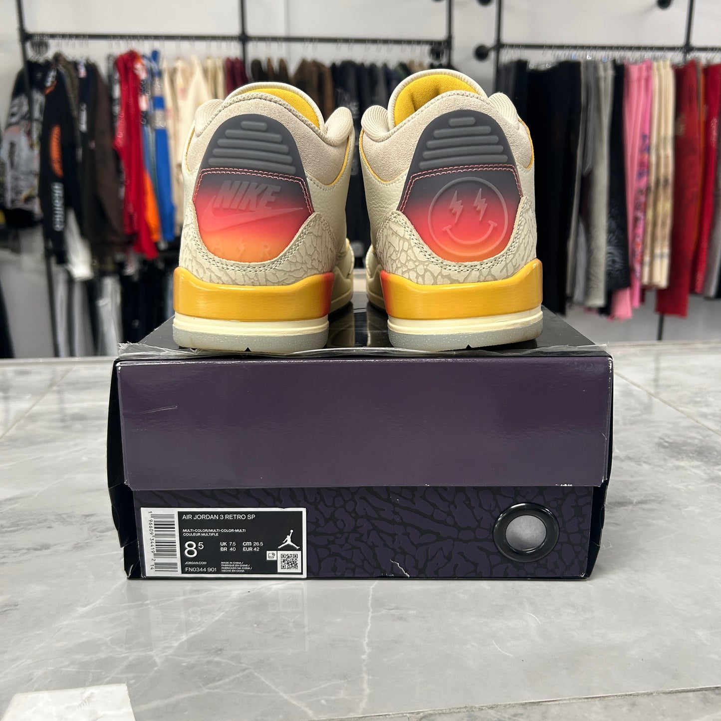 Jordan 3 Retro J Balvin Medellín Sunset (USED)