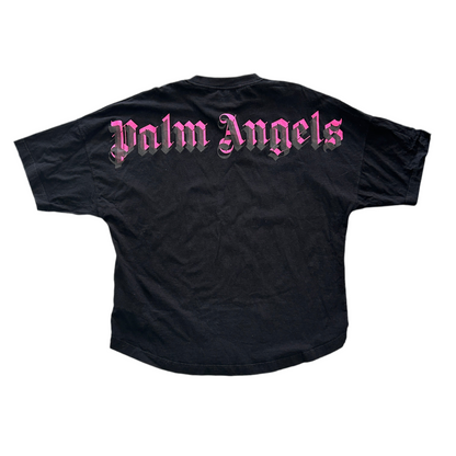 Palm Angels Hot Pink Spellout Tee