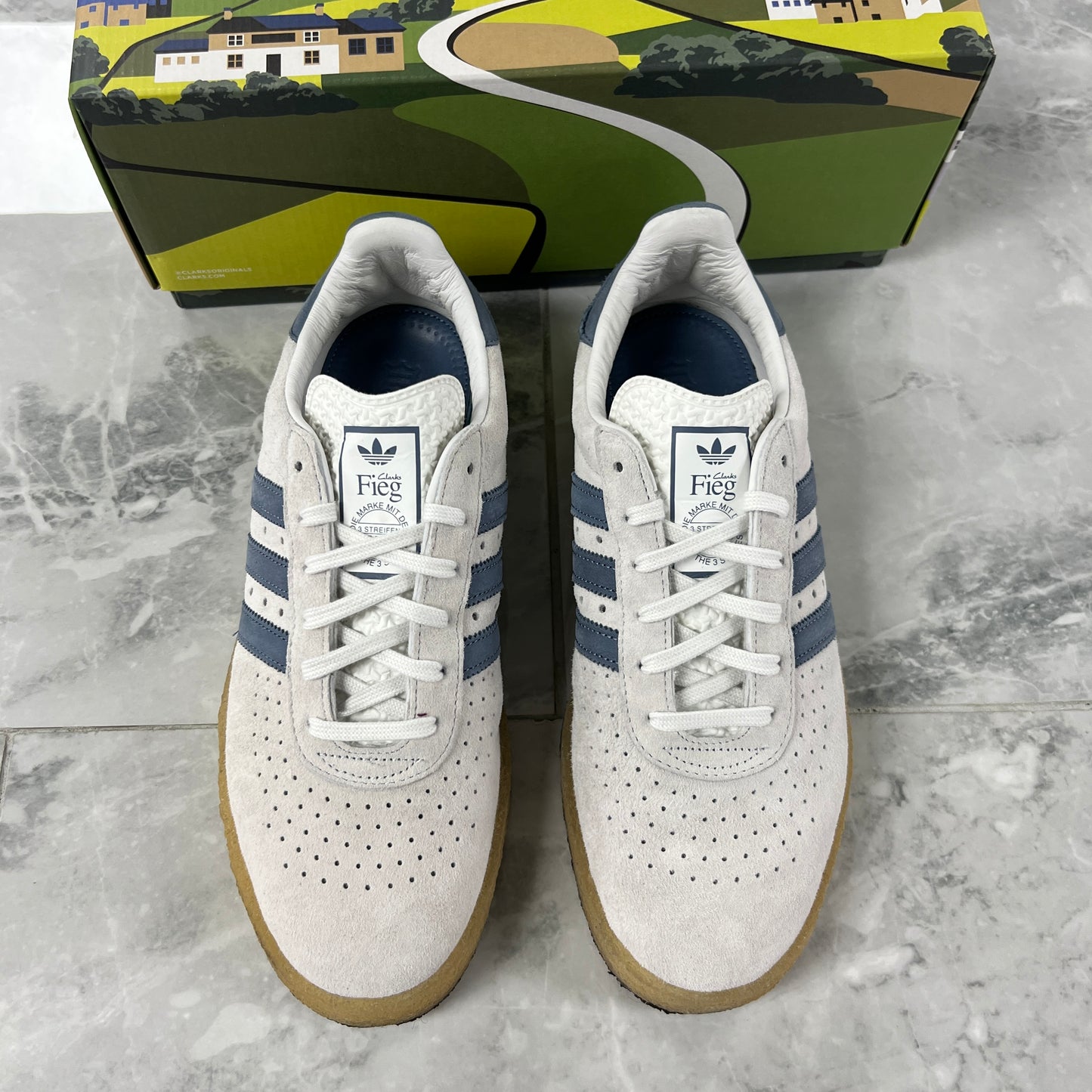 Adidas Clarks 8th Street AS350 by Ronnie Fieg Kith Loyalty Porgram Elevation Blue (Used)