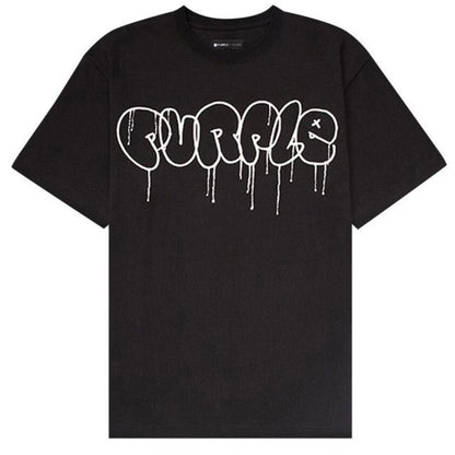 PURPLE BRAND Heavy Jersey T-
Shirt Black Beauty