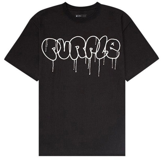 PURPLE BRAND Heavy Jersey T-
Shirt Black Beauty