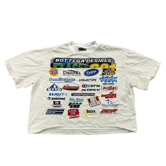Bottega Desires Race White Tee