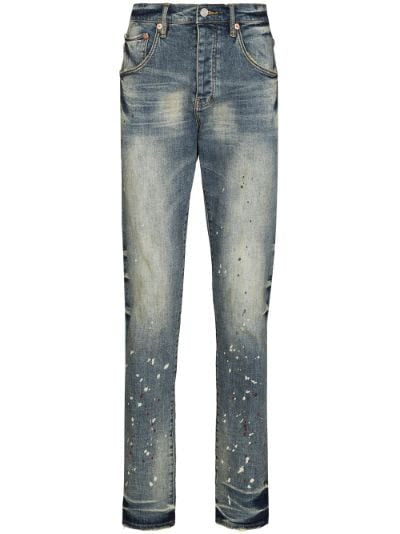 Purple Brand Vintage Spotted Tapered Leg Denim