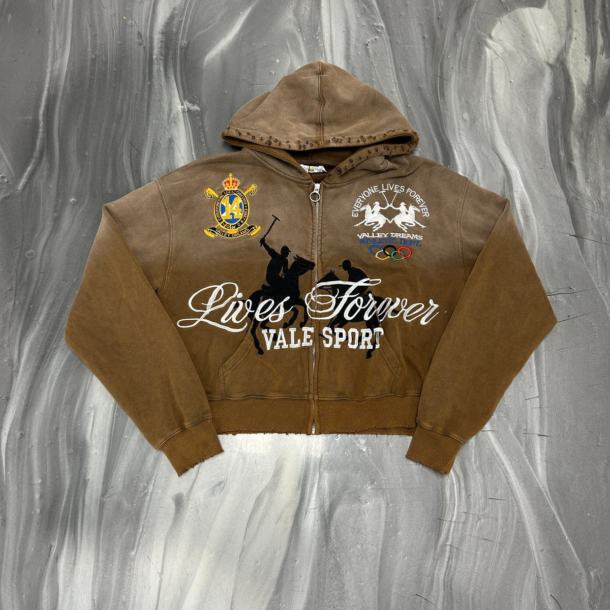 Vale Forever Vanderbilt Zip Up
Brown