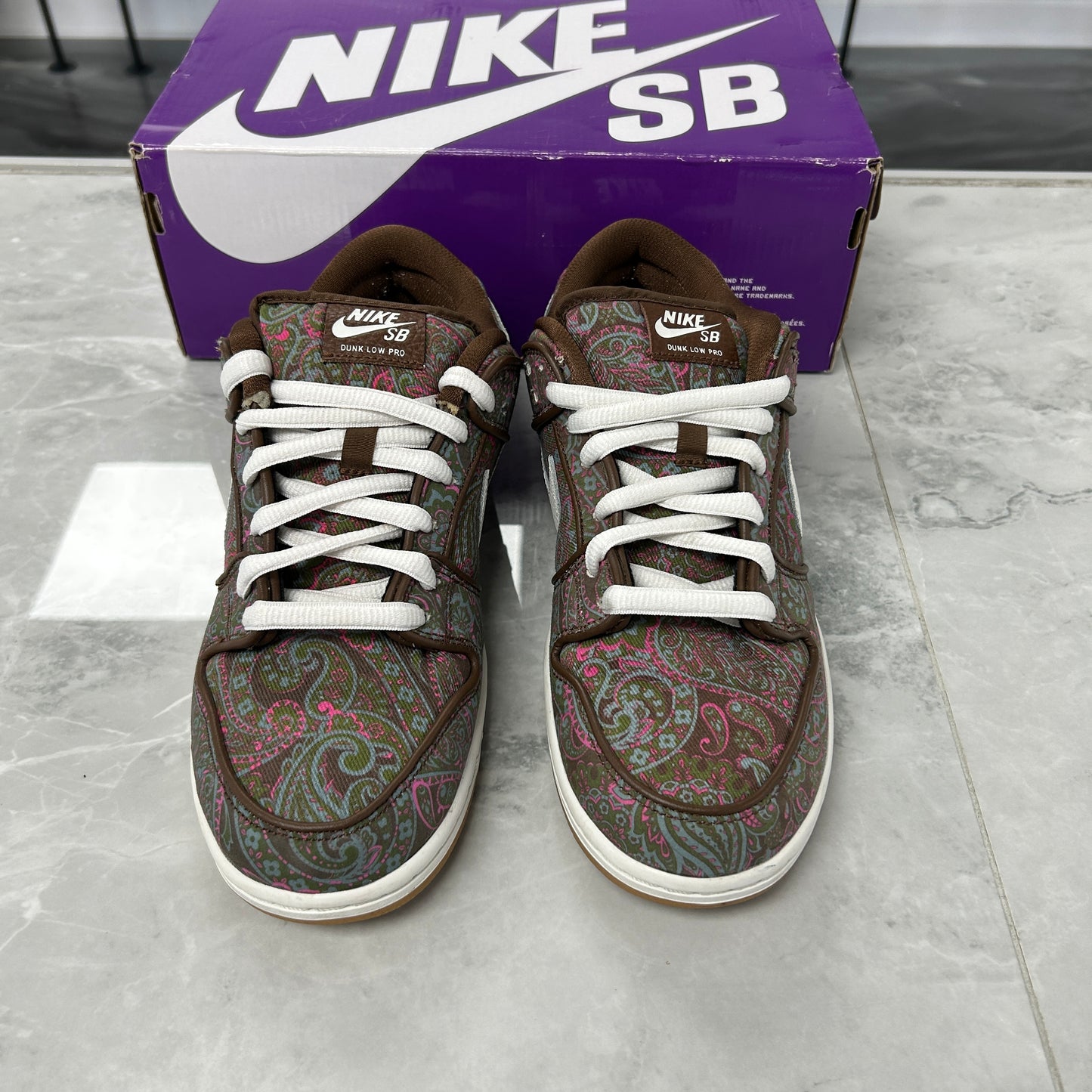 Nike SB Dunk Low Pro Paisley Brown (USED)