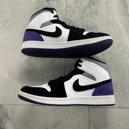 Jordan 1 Mid SE Purple (USED NO BOX)