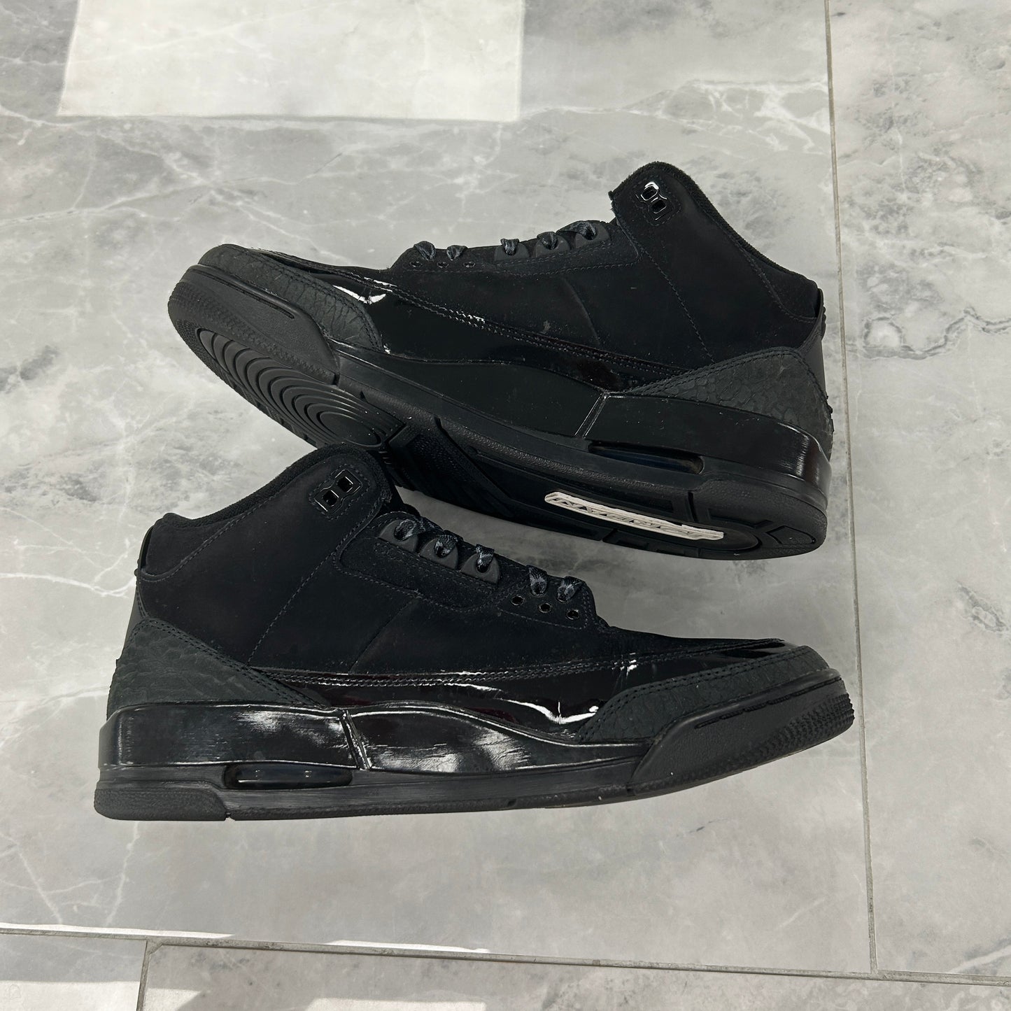 Jordan 3 Retro Black Cat (2025)(USED NO BOX)