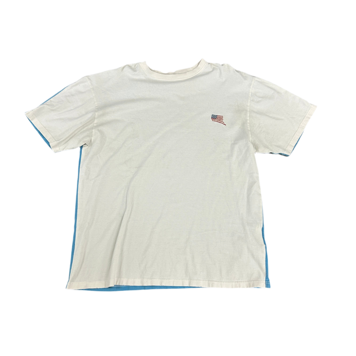 Kapital Bone Tee Yellow/Blue