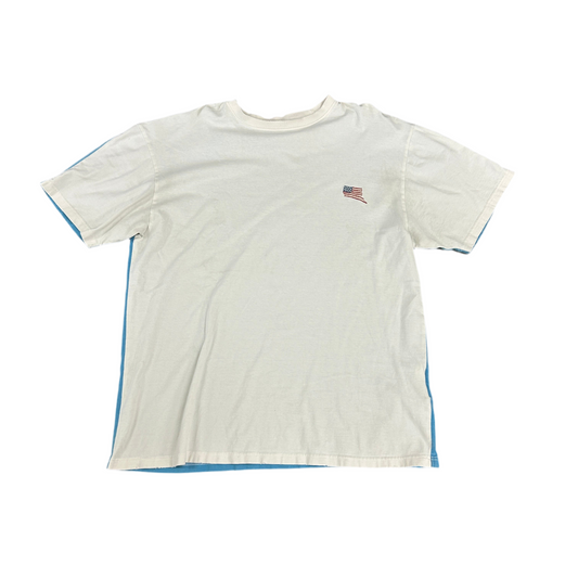 Kapital Bone Tee Yellow/Blue