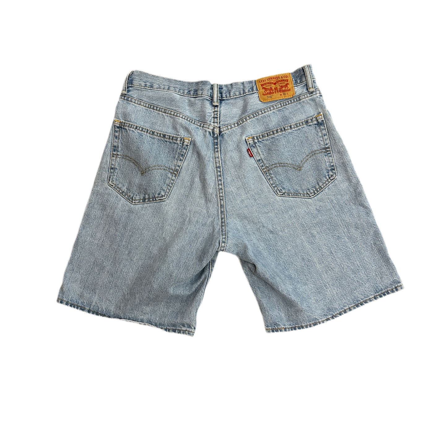 550 Blue Levi Jean Shorts
