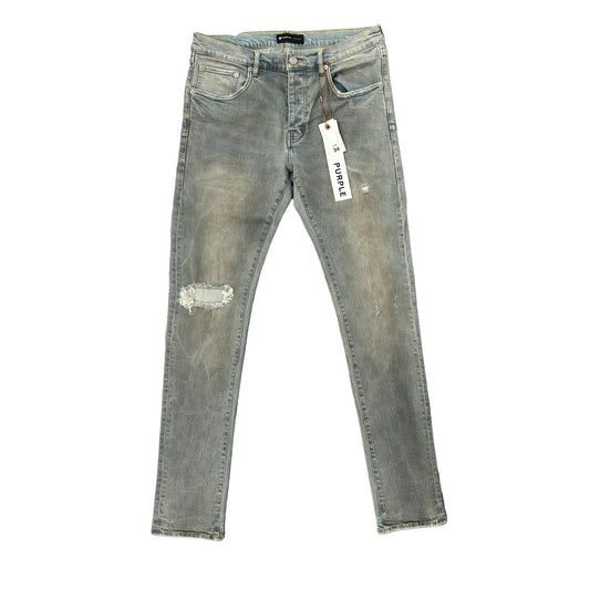 Purple Brand P001 Slim Fit Blue Faded Jeans
