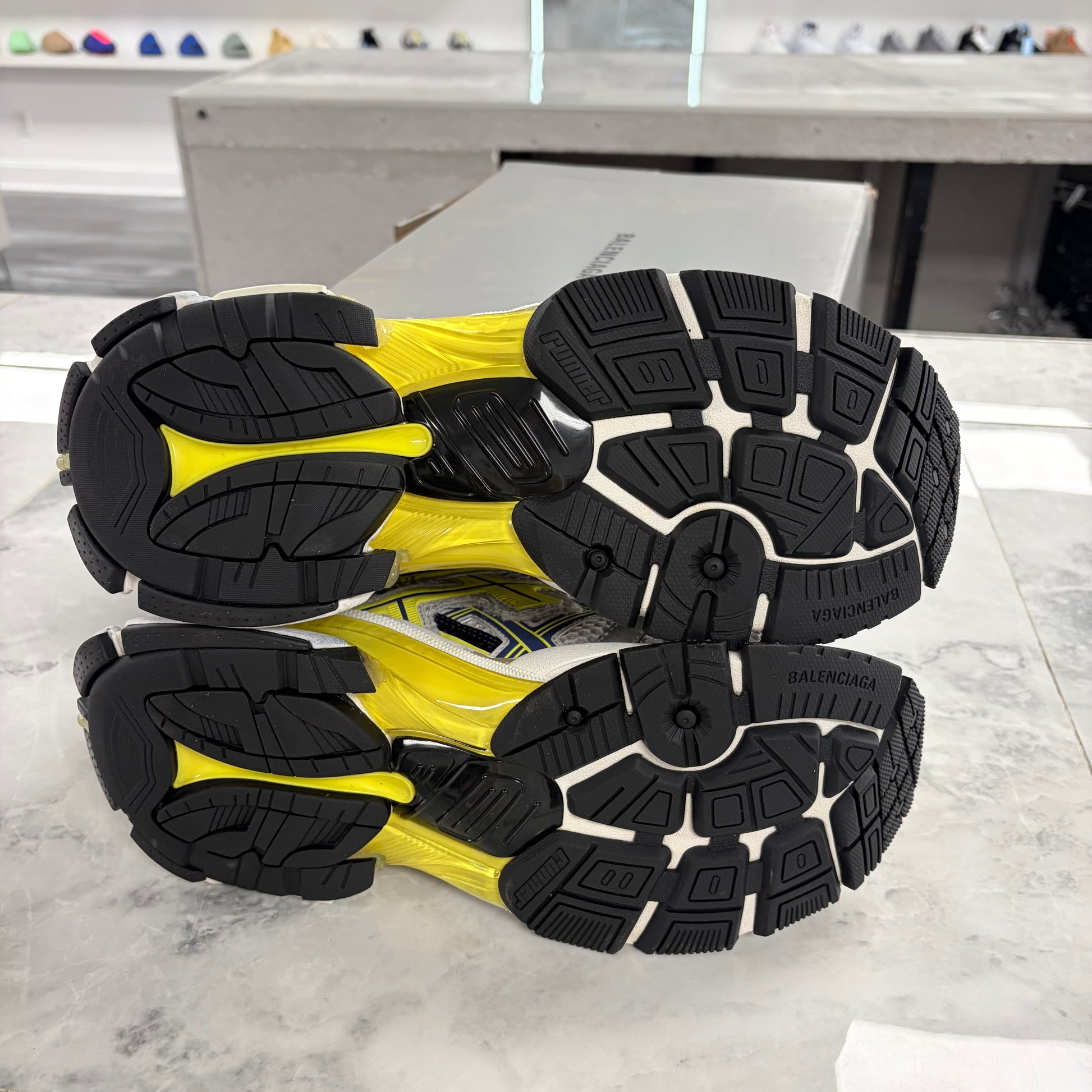 Balenciaga Runner White Blue Yellow Grey Black - view 6