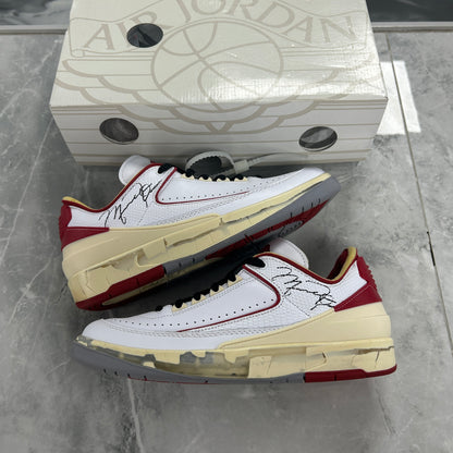 Jordan 2 Retro Low SP Off-White White Red (USED)
