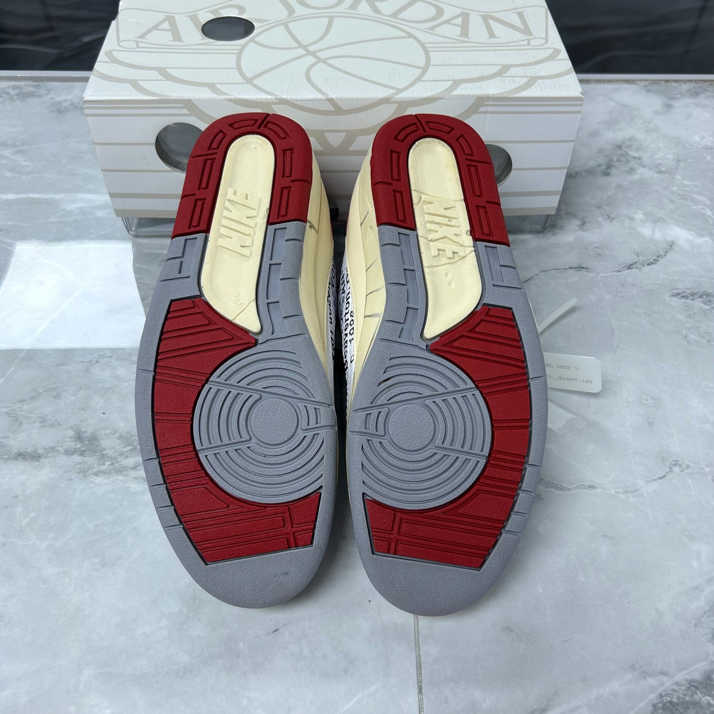 Jordan 2 Retro Low SP Off-White White Red (USED)
