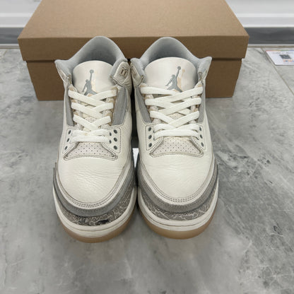 (SZ 9M)(USED NO BOX) Jordan 3 Retro Craft Ivory